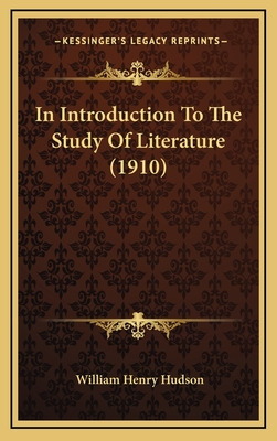 Libro In Introduction To The Study Of Literature (1910) -...