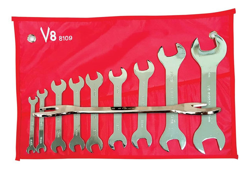 V8 Herramientas  V8 8109  9 Pieza Super Thin Juego De Lla