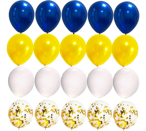 Decoraciones De Fiesta De Graduación 2024 Globos Azules Y Am