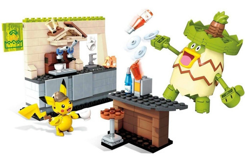Pokémon Detective Pikachu Mega Construx Hi Hat Cafe 328 Pz 328