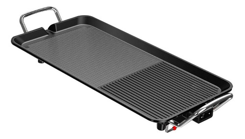 Parrilla Eléctrica Cocina Tipo Comal Plana 40*23cm Ele-gate Color Negro