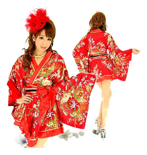 Suéter Yukata Kimono Para Mujer, Animación Fotográfica