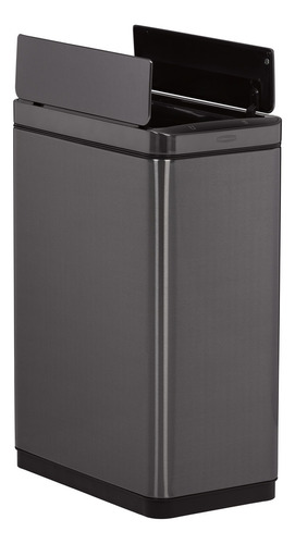 Rubbermaid Elite 45l Mtl Slim Sensor Bin -chrcl Color Negro