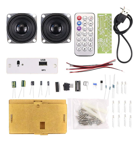 Kit De Bocina Bluetooth Diy, Juego De Práctica De