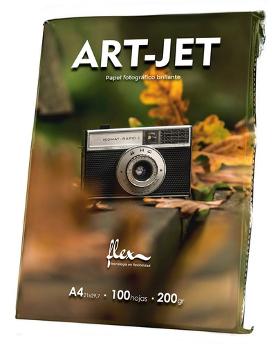 Papel Fotográfico Brillante Flex Art-jet®  200g 100h