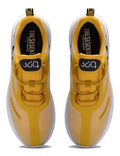 Imagen 3 de 4 de Tenis Casual Amarillo Hombre Marca 360 Modelo Denver