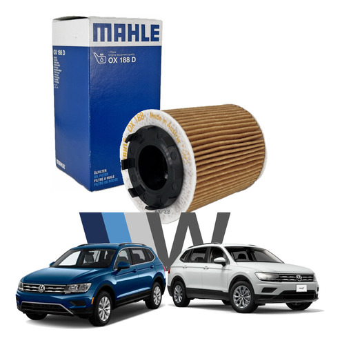 Filtro Aceite Cbab Vw Tiguan 2.0 Mahle 2011-2015