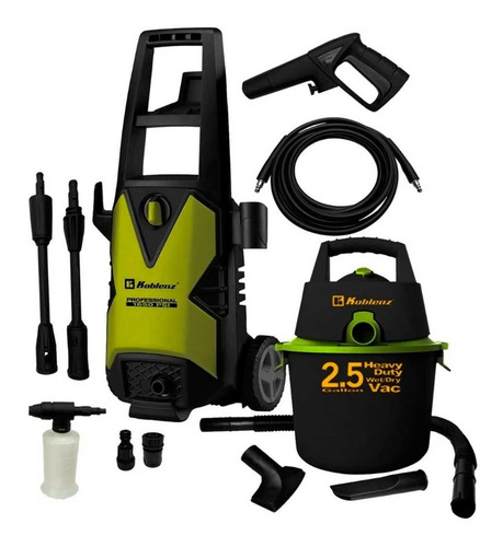 Imagen 1 de 4 de Aspiradora Seco-mojado Wd-2.5 + Hidrolavadora Koblenz Hl-2