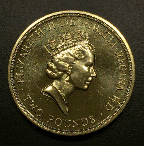 Unk102 Moneda Gran Bretaña 2 Pound 1994 Unc-bu Ayff (Usado)