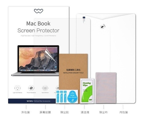 Mica Screen Protector Wiwu Para Macbook Pro 14 2023 A2779 M2