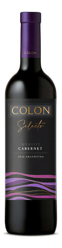 Vino Tinto Selecto Merlot Cabernet 750 Ml Colon O. San Juan