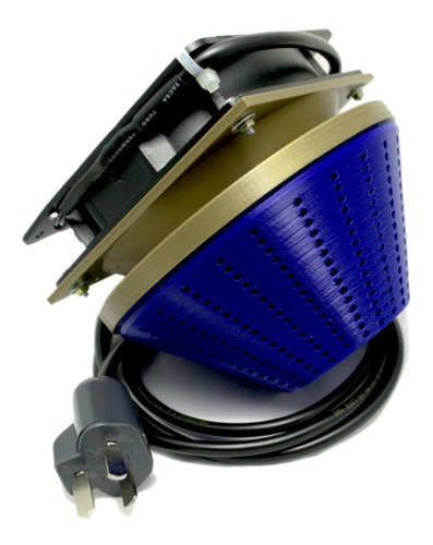 Imagen 2 de 4 de Kit Filtro Carbon Activo Con Cooler Ruleman 220v Para Indoor