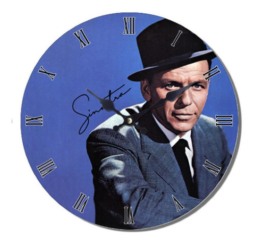 Reloj Mural Imagen Frank Sinatra