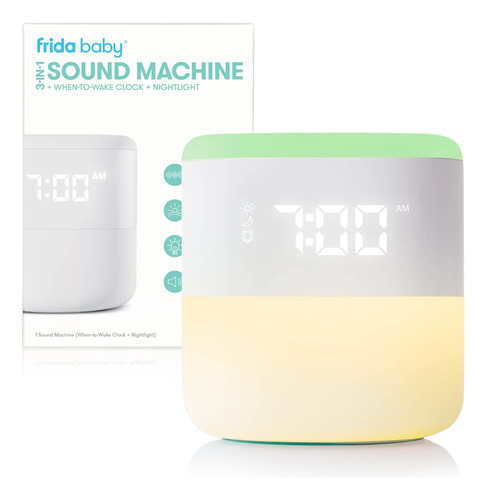 Frida Baby - Máquina De Sonido 3 En 1 + Reloj De Cuando Se D