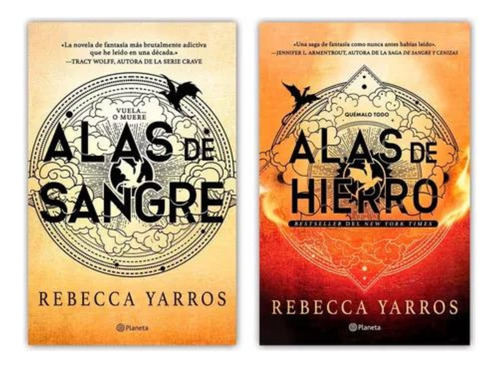 Alas De Sangre + Alas De Hierro, Pack X 2 Libros - Yarros 