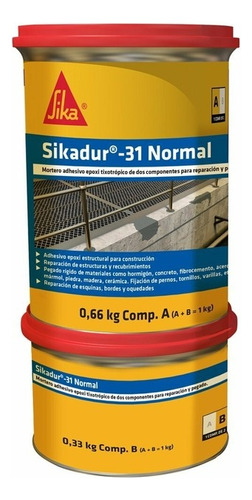 Sikadur 31 Adhesivo Epoxi Universal Anclajes Fijaciones 1kg