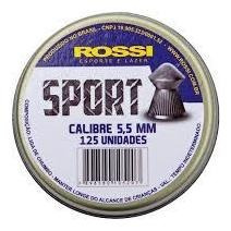 Chumbinho Rossi Sport 5,5mm (125 Un)