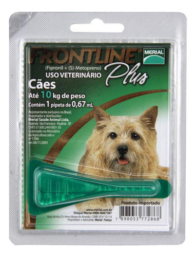 Frontline Plus - Tratamento Completo Para Cães