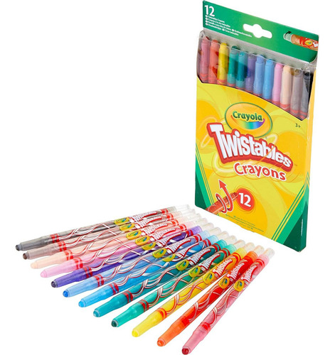 Crayola Crayones Twistables 12 Colores Multicolor
