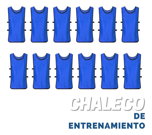 Chaleco De Entrenamiento Para Futbol Pack De 12 Und