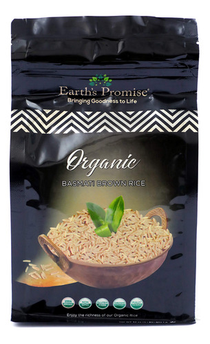 Earth's Promise - Arroz Integral Basmati Orgnico De 32 Onzas