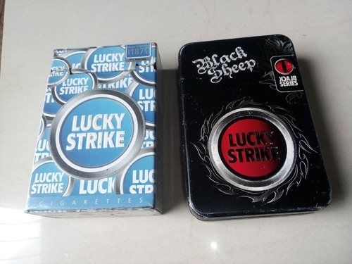 Cigarrera Porta Cigarros Lucky Strike Precio Por El Par