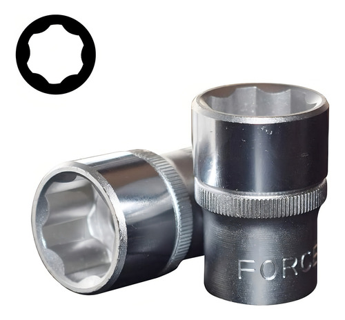 Jgo. Dados Hexagonal C/redondo 1/2`` 5/16``-1`(4173s), Force