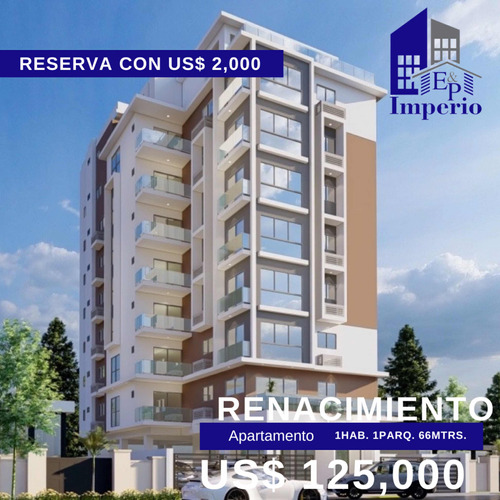 Se Vende Apartamento De 1 Habitación En Renacimiento