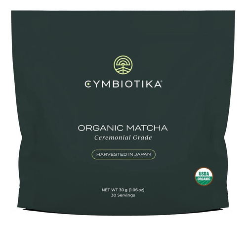 Cymbiotika Te Verde Matcha Organico Japones, Sin Gluten Y Ve