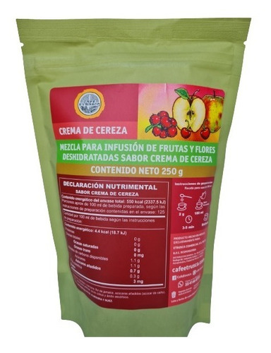Infusion Te Tisana Sabor Crema De Cereza