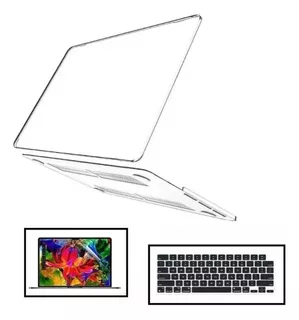 Case Cover Para Macbook Air 13.6 2024 M3 M2 Mica Y Teclado