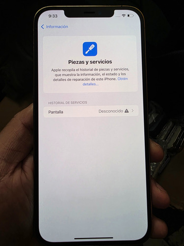 A Iphone 12 Pro Max 256 Gb Detalle Pantalla Solo At&t Y Dorado Claro (Reacondicionado)