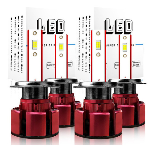 Kit De Focos Led H7 H7 De 14000lm Haz Alto Bajo Para Volkswa