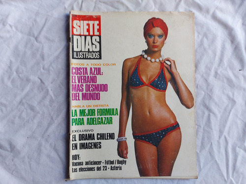 Revista Siete Dias N° 331 Septiembre 1973 Elecciones - Chile (Usado)