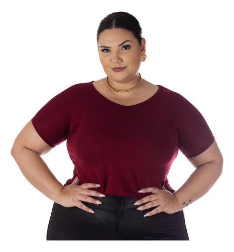 Blusas Femininas Plus Size Básicas Camisetas De Academia