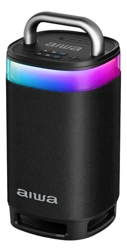 Bocina Portátil Aiwa Aws68bt Bluetooth Tws Led 60w Rms