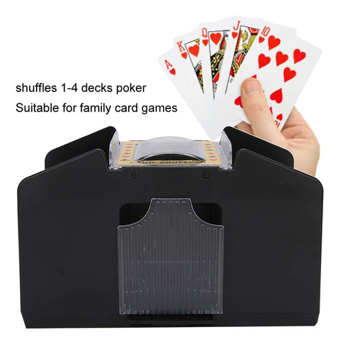 Barajadora Automática De Cartas De 4 Mazos, Barajadora