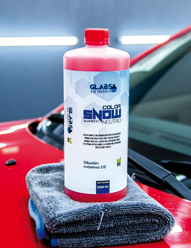 Imagen 6 de 10 de Glabs | Color Snow | Espuma Activa | Color Violeta | 1 Lt.