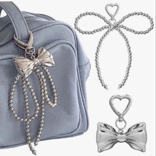 Llavero Con Cuentas De Arco, Llavero Bowknot, Cadena De