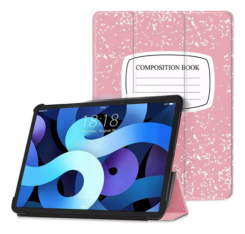 Funda Para Galaxy Tab A9 Plus Smart Composition Book Rosa