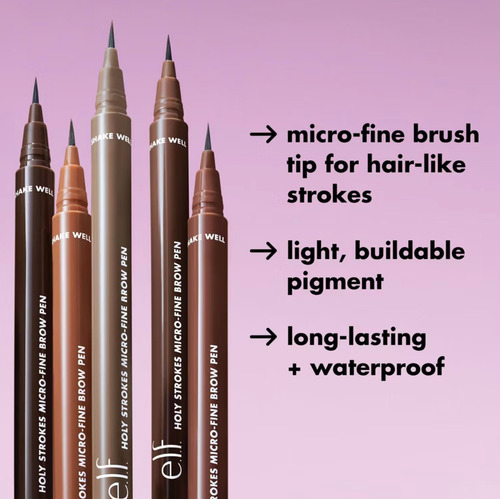 Elf Holy Strokes Micro-fine Brow Pen Pluma Cejas Ultrafina Neutral Brown