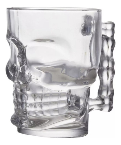 Vaso De Calavera Setx6 Unds En Vidrio De Lujo Para Whisky