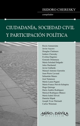 Ciudadanía, Sociedad Civil Y Participación Política