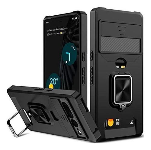 Nvollnoe For Google Pixel 7 Pro Case With Sliding P8lwu