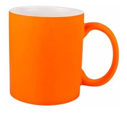 Taza Neón Fluorescente Personalizada Sublimada A Color