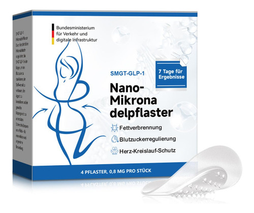 Parche De Nano Microagujas, Parche Nano Smgt-glp-1, Parche