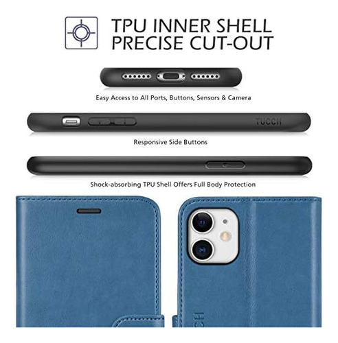 Funda Tucch Para iPhone 11- Azul Lago