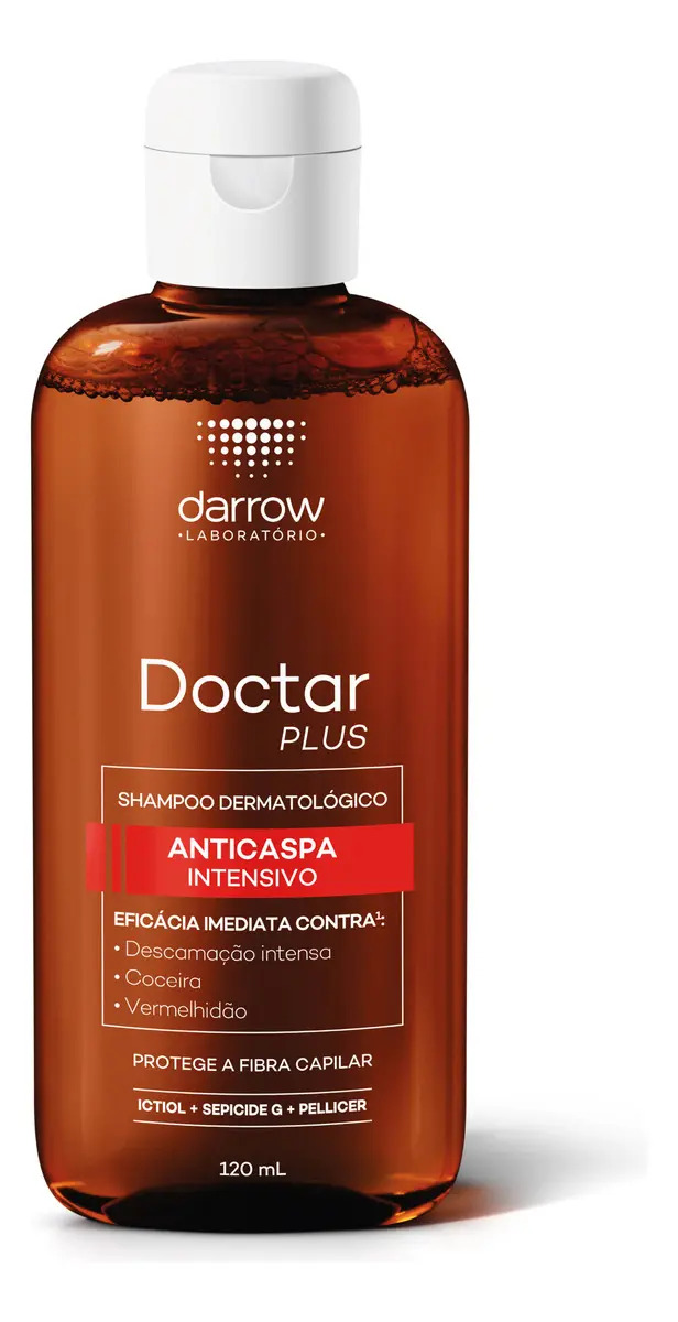 Shampoo Dermatológico Anticaspa Darrow Doctar Plus 120 mL