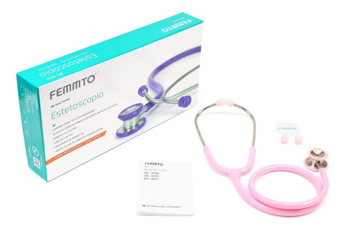 Imagen 7 de 10 de Estetoscopio Femmto Pediatrico Doble Profesional Campana