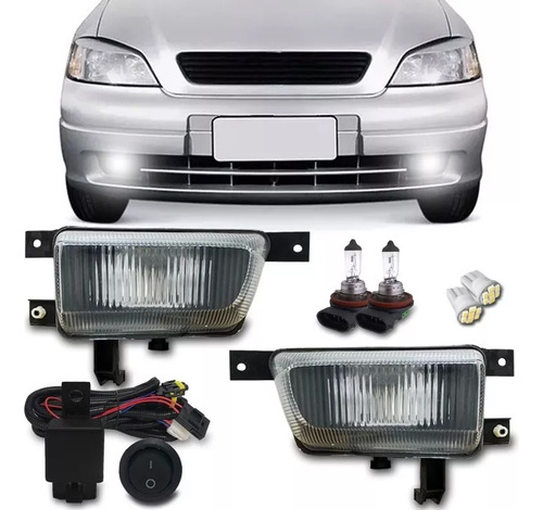 Kit Farol Milha Astra Hatch Sedan 2003 2002 2001 2000 99 98